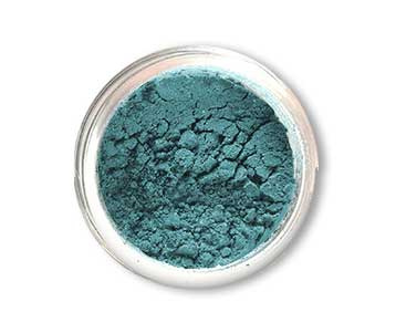 Peacock Teal Mineral Eye shadow- Warm Based Color